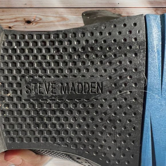 Steve Maddon Langdon Black Wingtips Size 10 - Picture 7 of 10